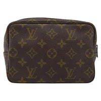 Louis Vuitton Trousse Toilette Monogram Canvas Brown Canvas Clutche & Pouche Bag (Authentic Pre-Loved)