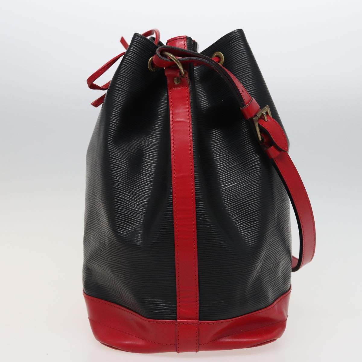 Louis Vuitton Bicolor Noe Handbag Epi Leather Black Leather Shoulder Bag Bag (Authentic Pre-Loved)