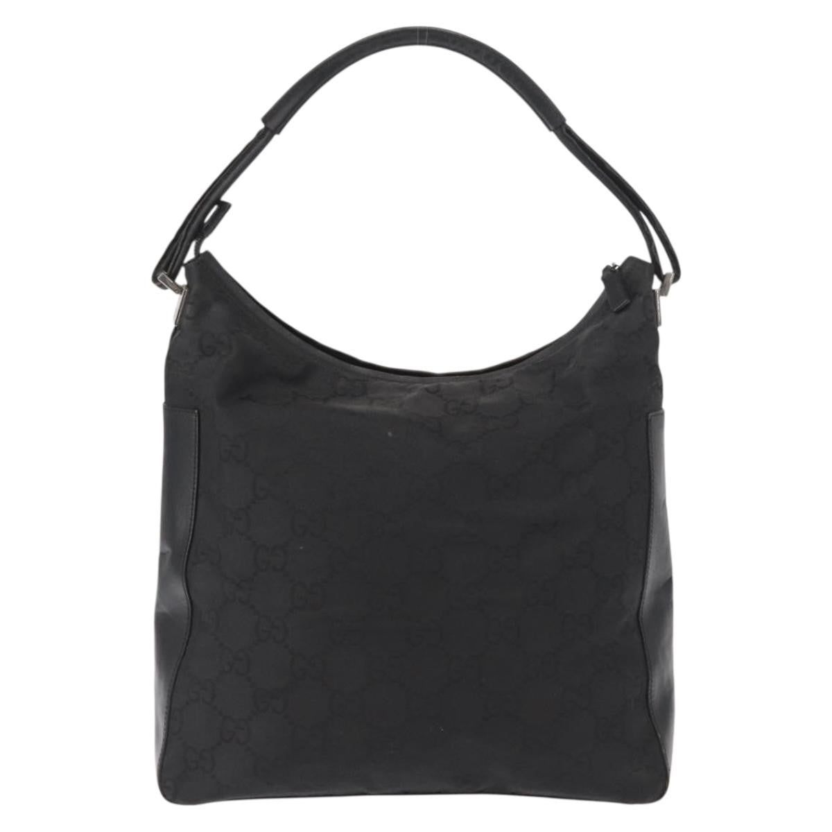 Gucci Vintage Hobo Gg Canvas Black Canvas Shoulder Bag Bag (Authentic Pre-Loved)