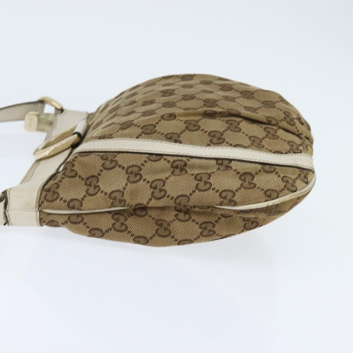 Gucci D Ring Messenger Bag Gg Canvas Beige Canvas Shoulder Bag Bag (Authentic Pre-Loved)