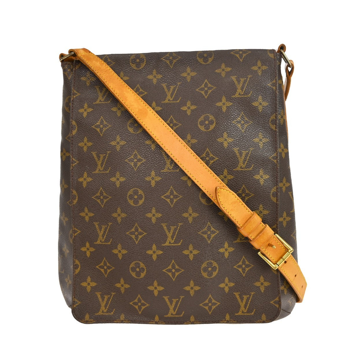 Louis Vuitton Louis Vuitton Musette Handbag Monogram Canvas Brown Canvas Shoulder Bag Bag (Authentic Pre-Loved)