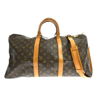 Louis Vuitton Louis Vuitton Keepall Bandouliere Bag Monogram Canvas Brown Canvas Travel Bag Bag (Pre-Loved)
