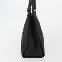 Gucci Vintage Bamboo Handle Tote Gg Canvas Black Canvas Tote Bag Bag (Pre-Loved)