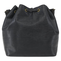 Louis Vuitton Petit Noe Handbag Epi Leather Black Leather Shoulder Bag Bag (Authentic Pre-Loved)
