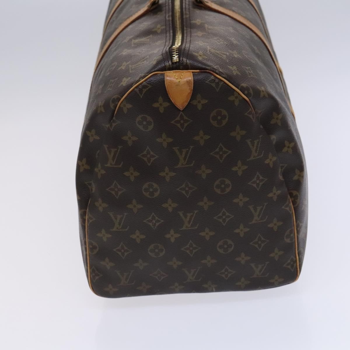 Louis Vuitton Keepall Bag Monogram Canvas Brown Canvas Travel Bag Bag (Pre-Loved)