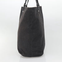 Salvatore Ferragamo Gancini Tote Canvas Black Canvas Tote Bag Bag (Pre-Loved)