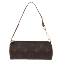 Louis Vuitton Papillon Pochette Monogram Canvas Brown Canvas Clutche & Pouche Bag (Authentic Pre-Loved)