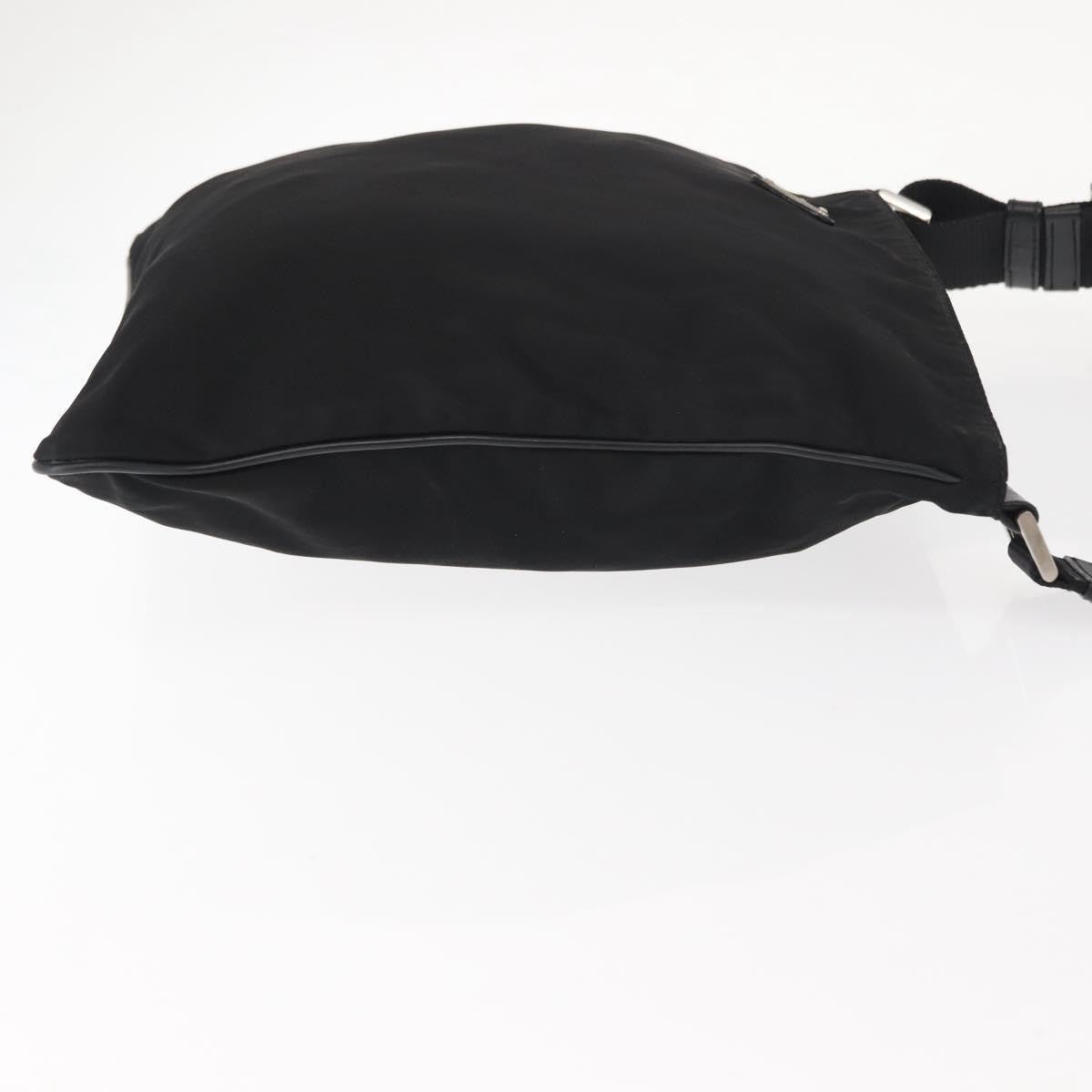 Prada Flat Messenger Bag Tessuto Black Nylon Shoulder Bag Bag (Pre-Loved)