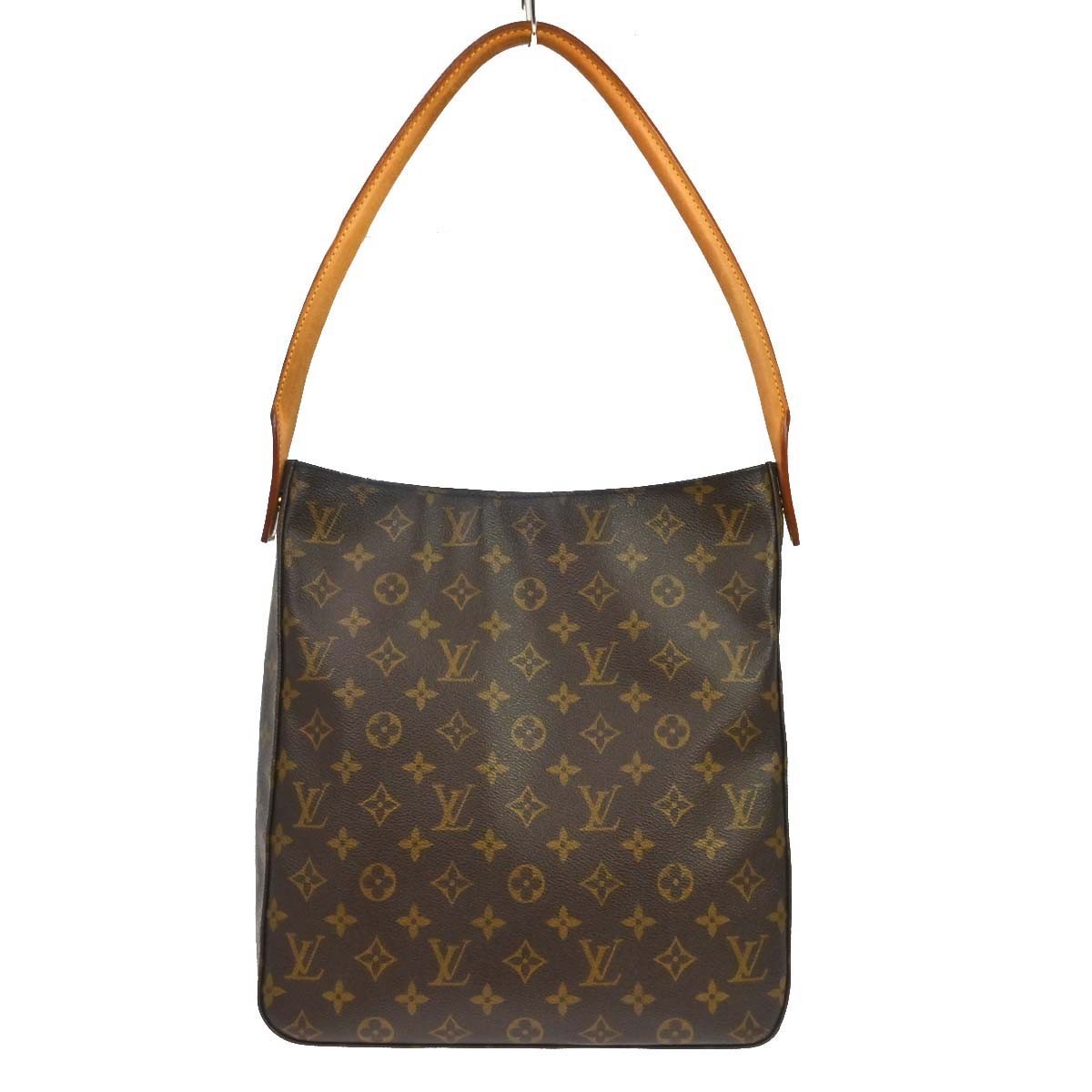 Louis Vuitton Monogram Looping Handbag Monogram Canvas Brown Canvas Shoulder Bag Bag (Pre-Loved)