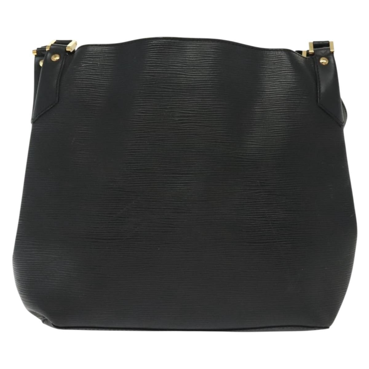 Louis Vuitton Mandara Handbag Epi Leather Black Leather Shoulder Bag Bag (Authentic Pre-Loved)