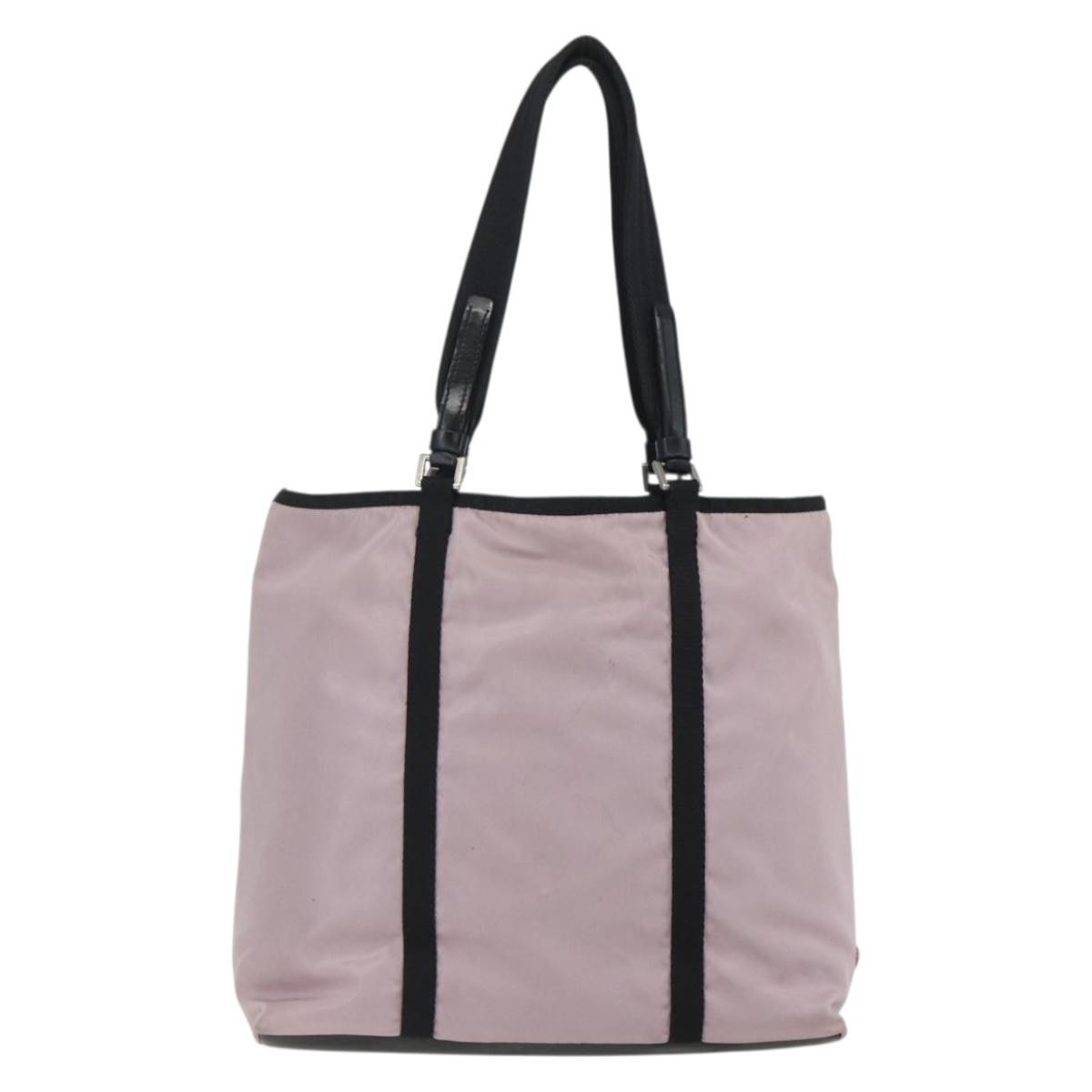 Prada Vintage Tote Tessuto Pink Nylon Tote Bag Bag (Pre-Loved)