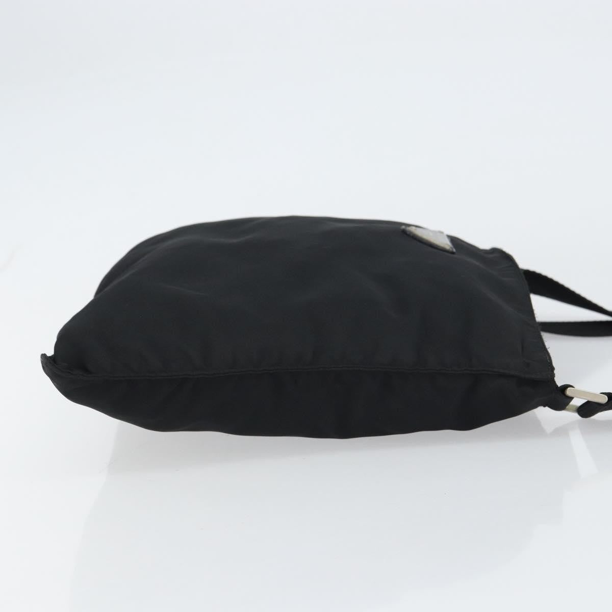 Prada Flat Messenger Bag Tessuto Black Nylon Shoulder Bag Bag (Pre-Loved)