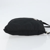 Prada Flat Messenger Bag Tessuto Black Nylon Shoulder Bag Bag (Pre-Loved)
