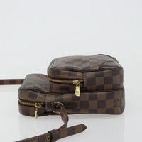 Louis Vuitton Amazone Bag Damier Brown Canvas Shoulder Bag Bag (Authentic Pre-Loved)