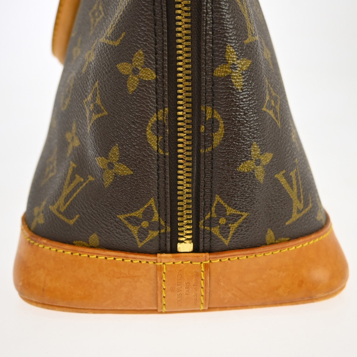 Louis Vuitton Alma Handbag Monogram Canvas Brown Canvas Handbag (Pre-Loved)