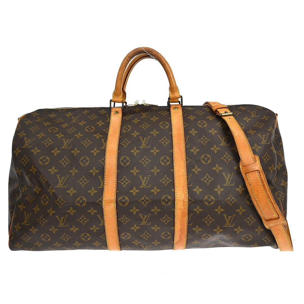 Louis Vuitton Louis Vuitton Keepall Bandouliere Bag Monogram Canvas Brown Canvas Travel Bag Bag (Pre-Loved)
