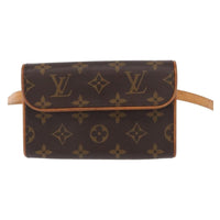 Louis Vuitton Florentine Waist Bag Monogram Canvas Brown Canvas Clutche & Pouche Bag (Pre-Loved)