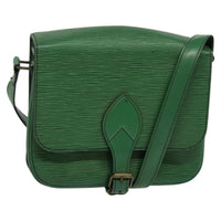 Louis Vuitton Cartouchiere Handbag Epi Leather Green Leather Shoulder Bag Bag (Pre-Loved)