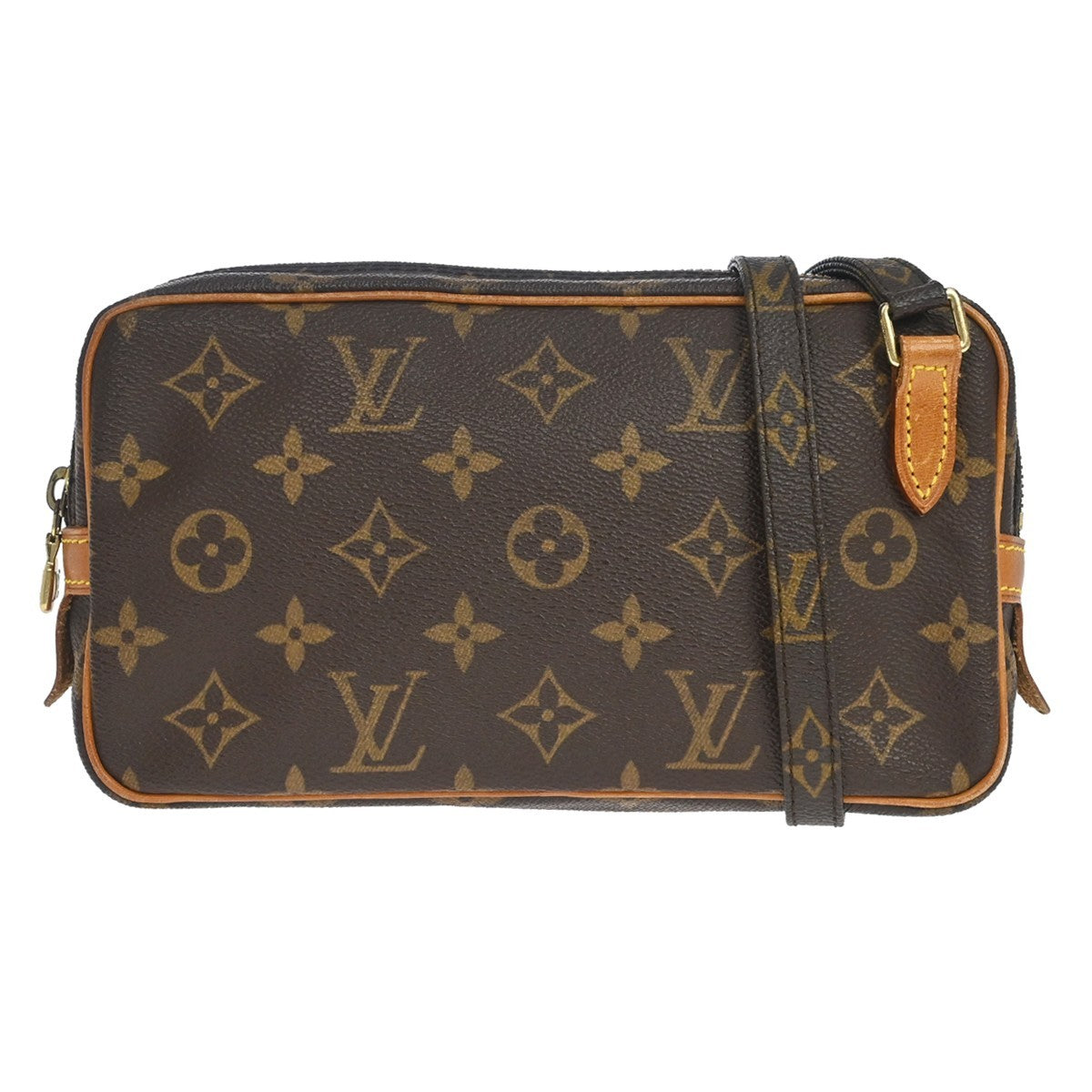 Louis Vuitton Louis Vuitton Pochette Marly Bandouliere Bag Monogram Canvas Brown Canvas Clutche & Pouche Bag (Authentic Pre-Loved)
