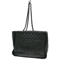 Chanel Chanel Istanbul Tote Quilted Leather Black Leather Tote Bag Bag (Pre-Loved)