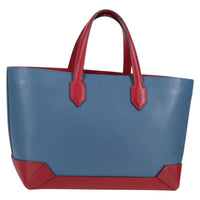 Hermes Maxibox Cabas Evercolor With Epsom Blue Leather Bag (Authentic Pre-Loved)