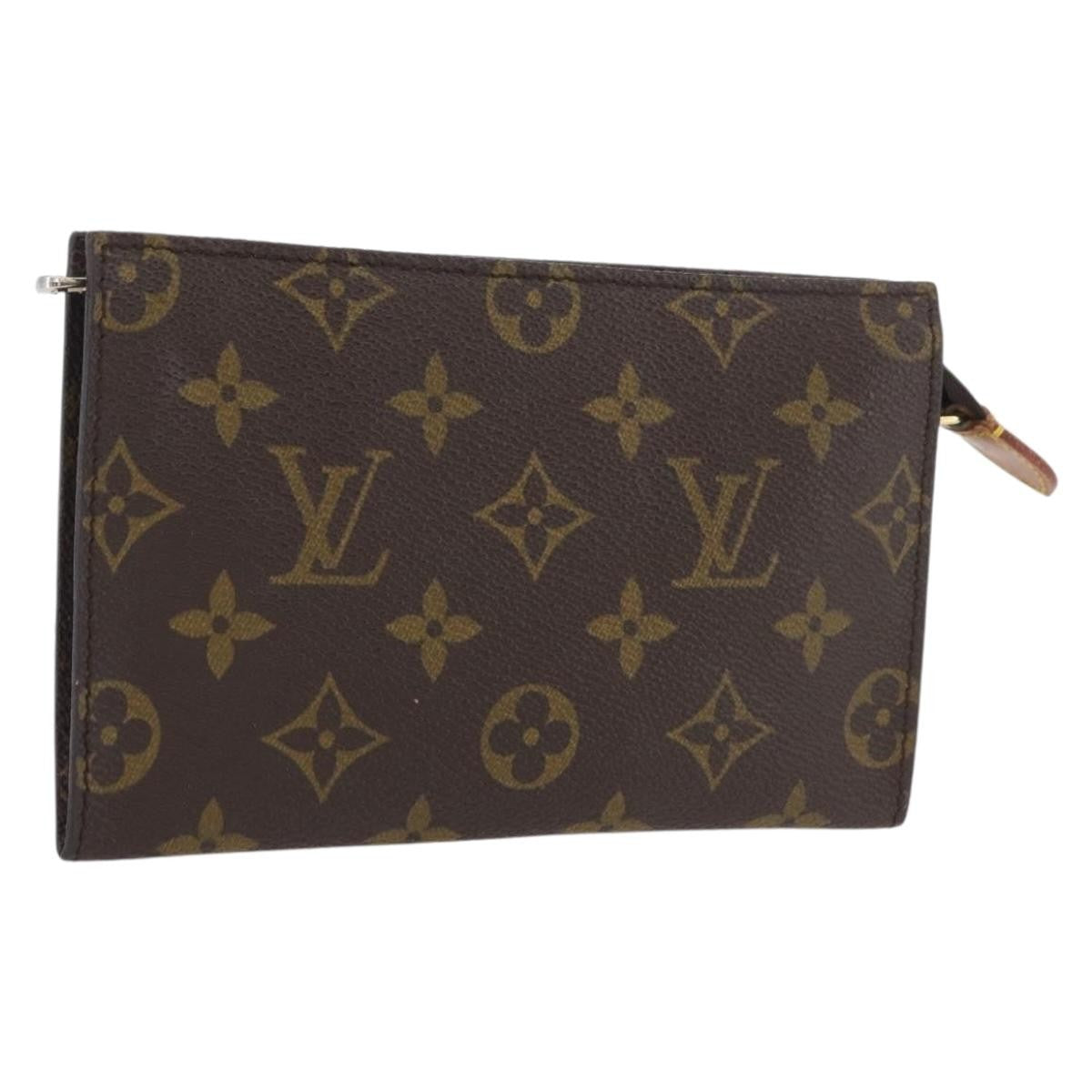 Louis Vuitton Bucket Pouch Monogram Canvas Brown Canvas Clutche & Pouche Bag (Authentic Pre-Loved)