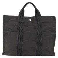Hermes Fourre-Tout Herline Fourre-Tout Herline Gray Canvas Tote Bag Bag (Authentic Pre-Loved)