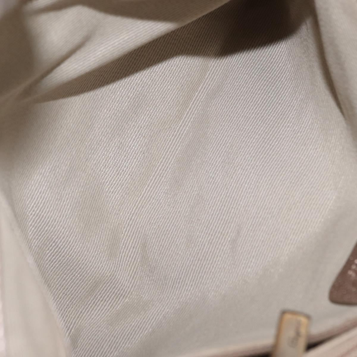 Salvatore Ferragamo Vala Tote Leather Beige Leather Tote Bag Bag (Authentic Pre-Loved)