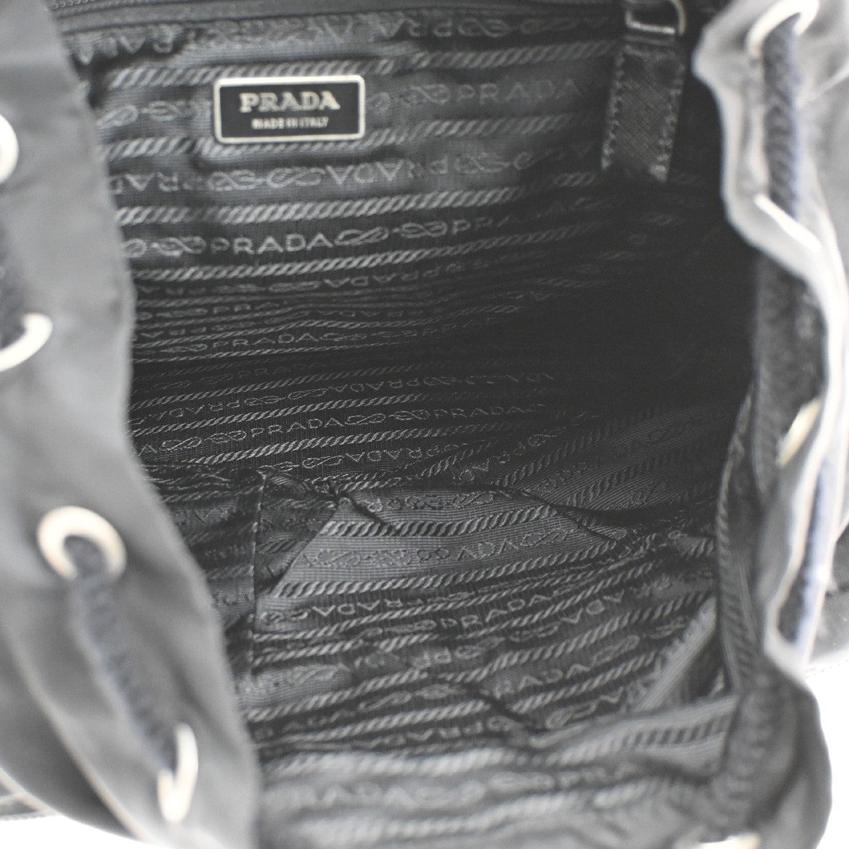 Prada Double Front Pocket Backpack Tessuto Black Nylon Backpack Bag (Authentic Pre-Loved)