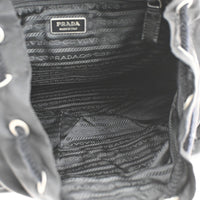 Prada Double Front Pocket Backpack Tessuto Black Nylon Backpack Bag (Authentic Pre-Loved)