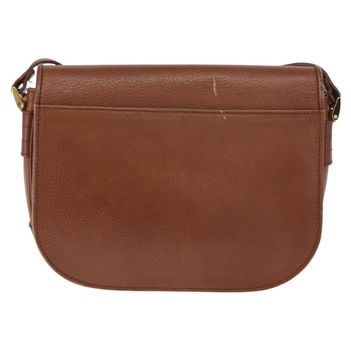 Burberry Vintage Shoulder Bag Leather Brown Leather Shoulder Bag Bag (Pre-Loved)
