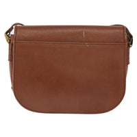 Burberry Vintage Shoulder Bag Leather Brown Leather Shoulder Bag Bag (Pre-Loved)