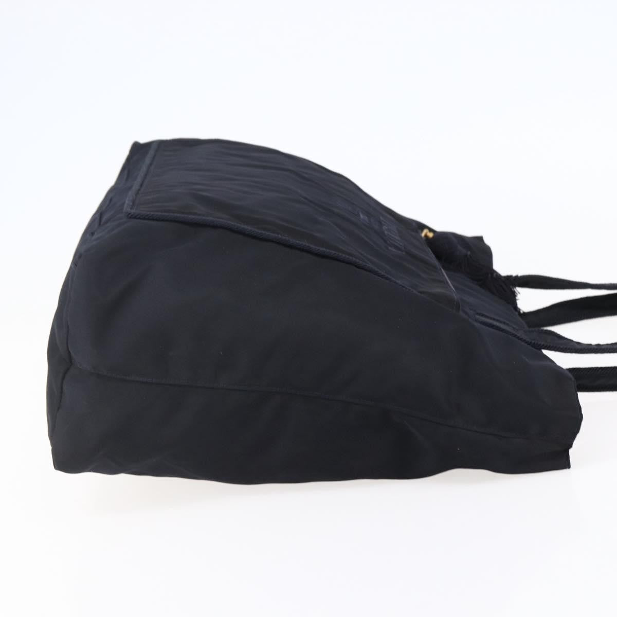 Prada Front Pocket Zip Tote Tessuto Black Nylon Tote Bag Bag (Pre-Loved)