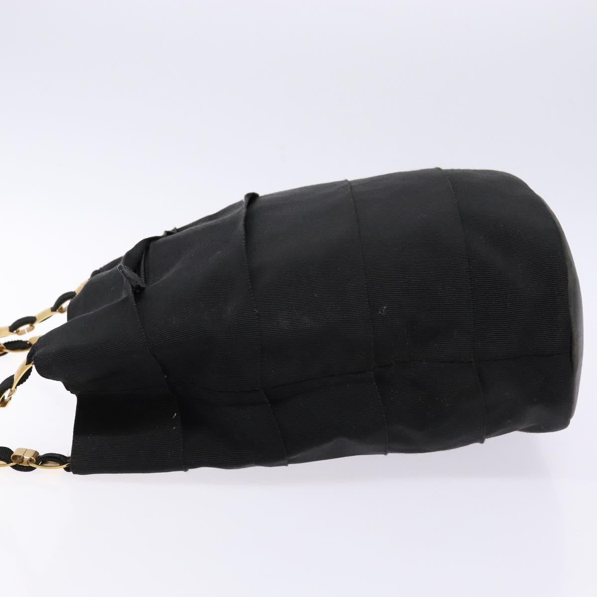 Salvatore Ferragamo Vala Shoulder Bag Canvas Black Canvas Shoulder Bag Bag (Pre-Loved)