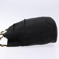 Salvatore Ferragamo Vala Shoulder Bag Canvas Black Canvas Shoulder Bag Bag (Pre-Loved)