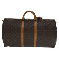 Louis Vuitton Keepall Bag Monogram Canvas Brown Canvas Travel Bag Bag (Authentic Pre-Loved)