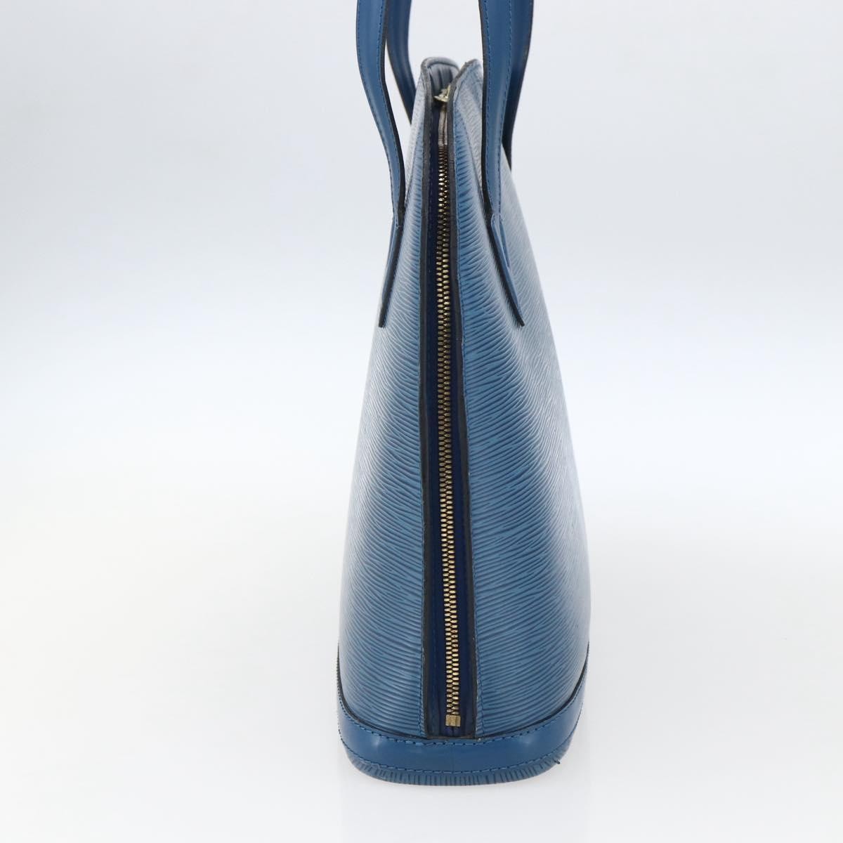 Louis Vuitton Lussac Handbag Epi Leather Blue Leather Shoulder Bag Bag (Pre-Loved)
