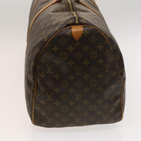 Louis Vuitton Keepall Bag Monogram Canvas Brown Canvas Travel Bag Bag (Pre-Loved)