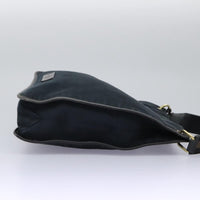 Gucci Sherry Line Shoulder Bag Canvas Black Canvas Shoulder Bag Bag (Authentic Pre-Loved)