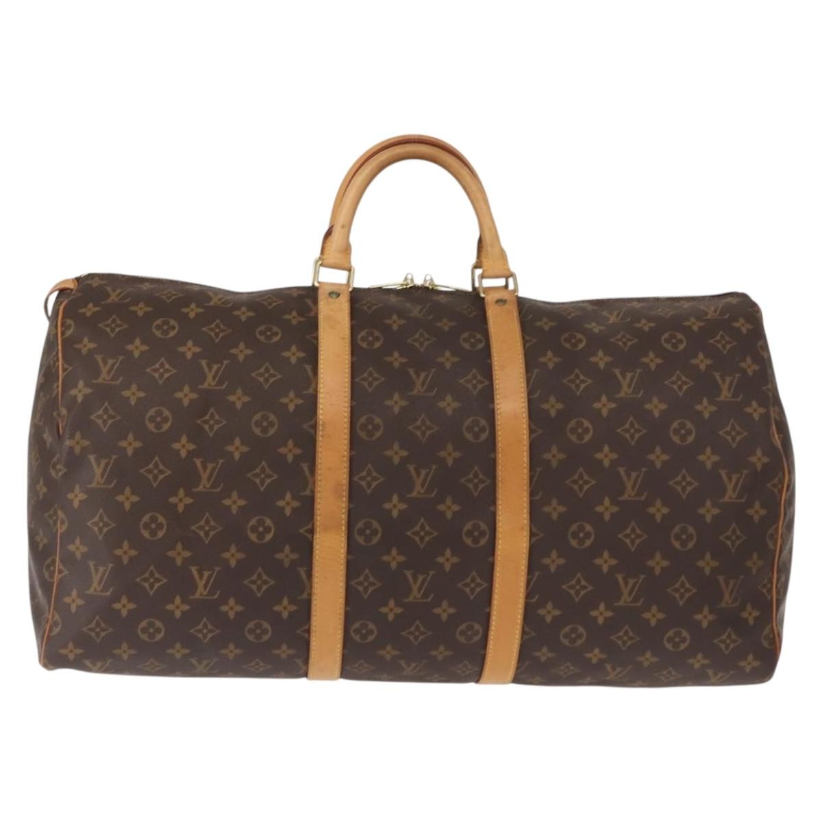 Louis Vuitton Louis Vuitton Keepall Bag Monogram Canvas Brown Canvas Travel Bag Bag (Pre-Loved)