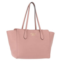 Gucci Gucci Swing Tote Leather Pink Leather Tote Bag Bag (Pre-Loved)