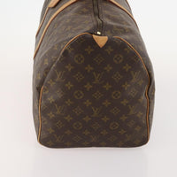 Louis Vuitton Keepall Bag Monogram Canvas Brown Canvas Travel Bag Bag (Pre-Loved)