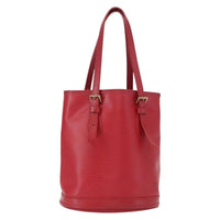 Louis Vuitton Bucket Bag Epi Leather Red Leather Shoulder Bag Bag (Authentic Pre-Loved)