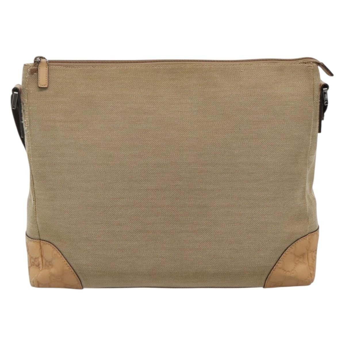 Gucci Original Messenger Gg Canvas Beige Canvas Shoulder Bag Bag (Authentic Pre-Loved)