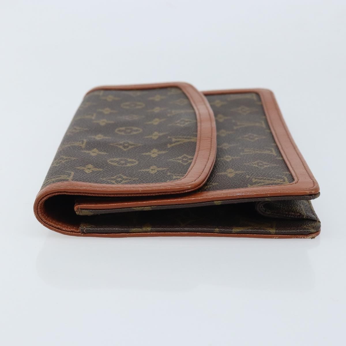 Louis Vuitton Dame Pochette Monogram Canvas Brown Canvas Clutche & Pouche Bag (Pre-Loved)