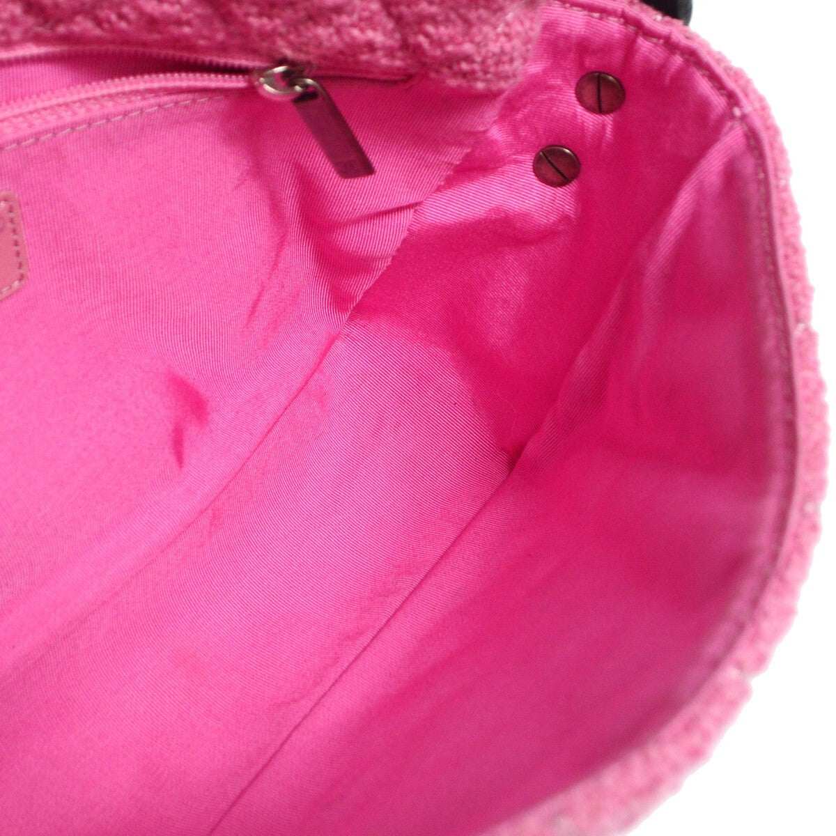 Chanel Chanel Easy Reissue Messenger Flap Bag Quilted Tweed Pink Tweed Shoulder Bag Bag (Pre-Loved)