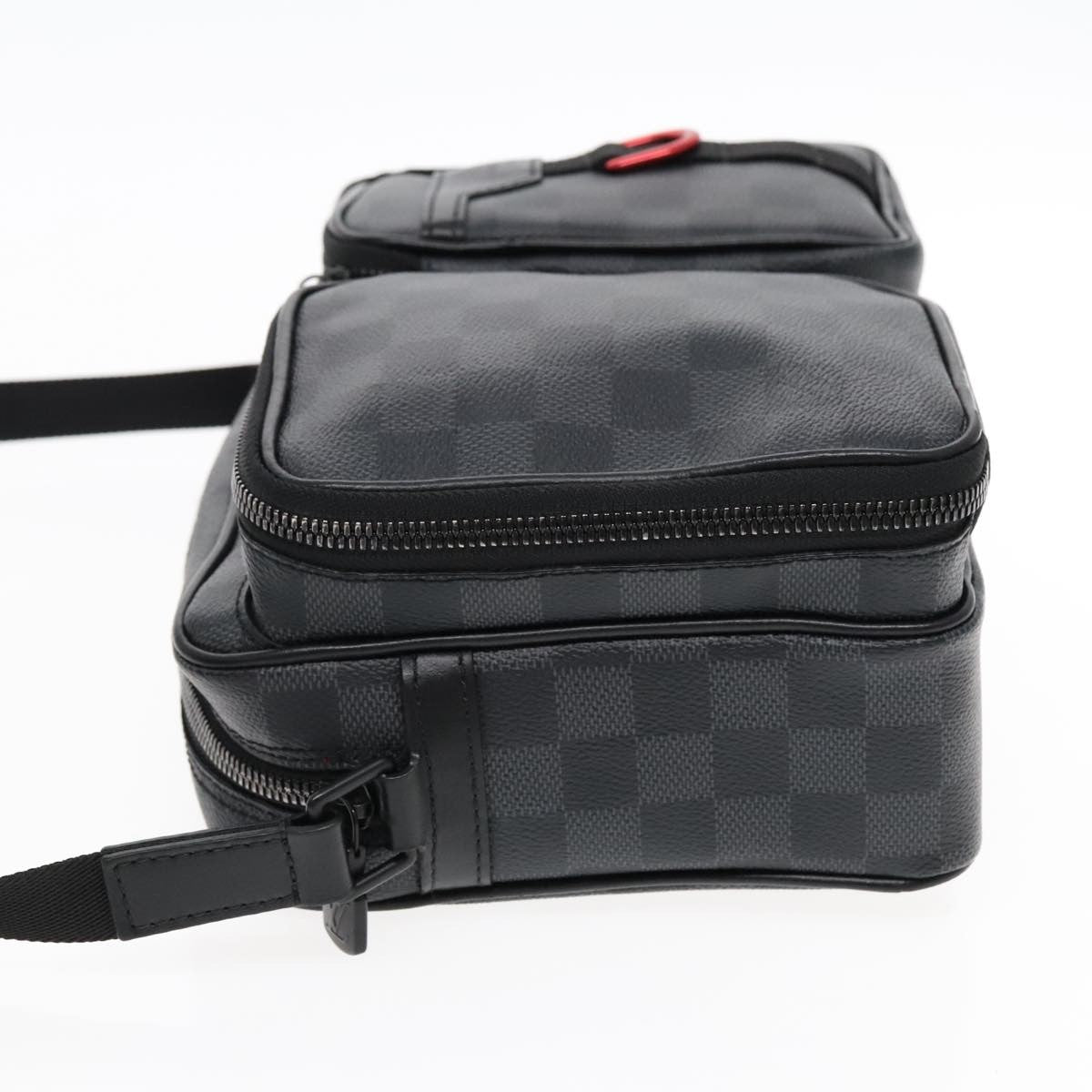 Louis Vuitton Utility Business Bag Damier Graphite Gray Canvas Shoulder Bag Bag (Authentic Pre-Loved)