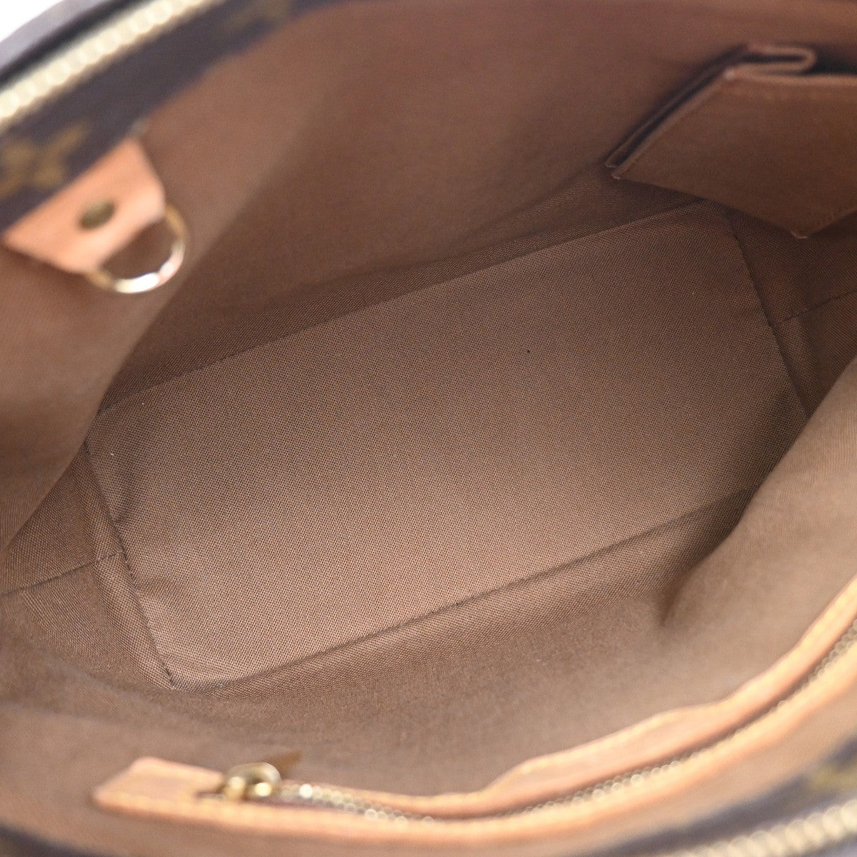 Louis Vuitton Cabas Mezzo Monogram Canvas Brown Leather Tote Bag Bag (Authentic Pre-Loved)