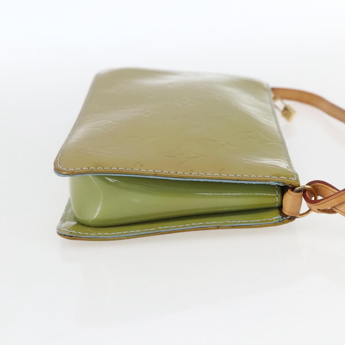 Louis Vuitton Lexington Pochette Monogram Vernis Blue Patent_Leather Clutche & Pouche Bag (Authentic Pre-Loved)