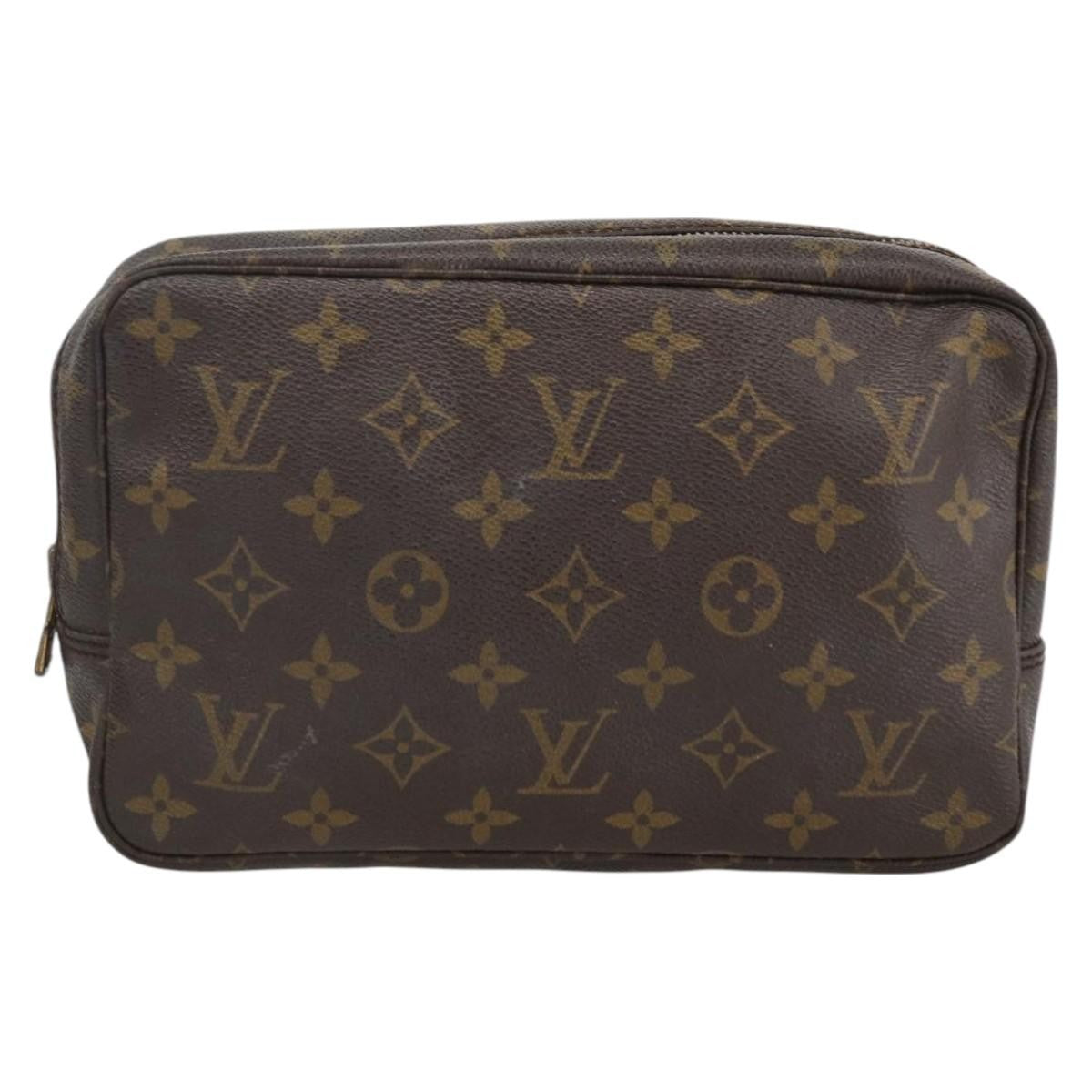 Louis Vuitton Trousse Toilette Monogram Canvas Brown Canvas Clutche & Pouche Bag (Authentic Pre-Loved)